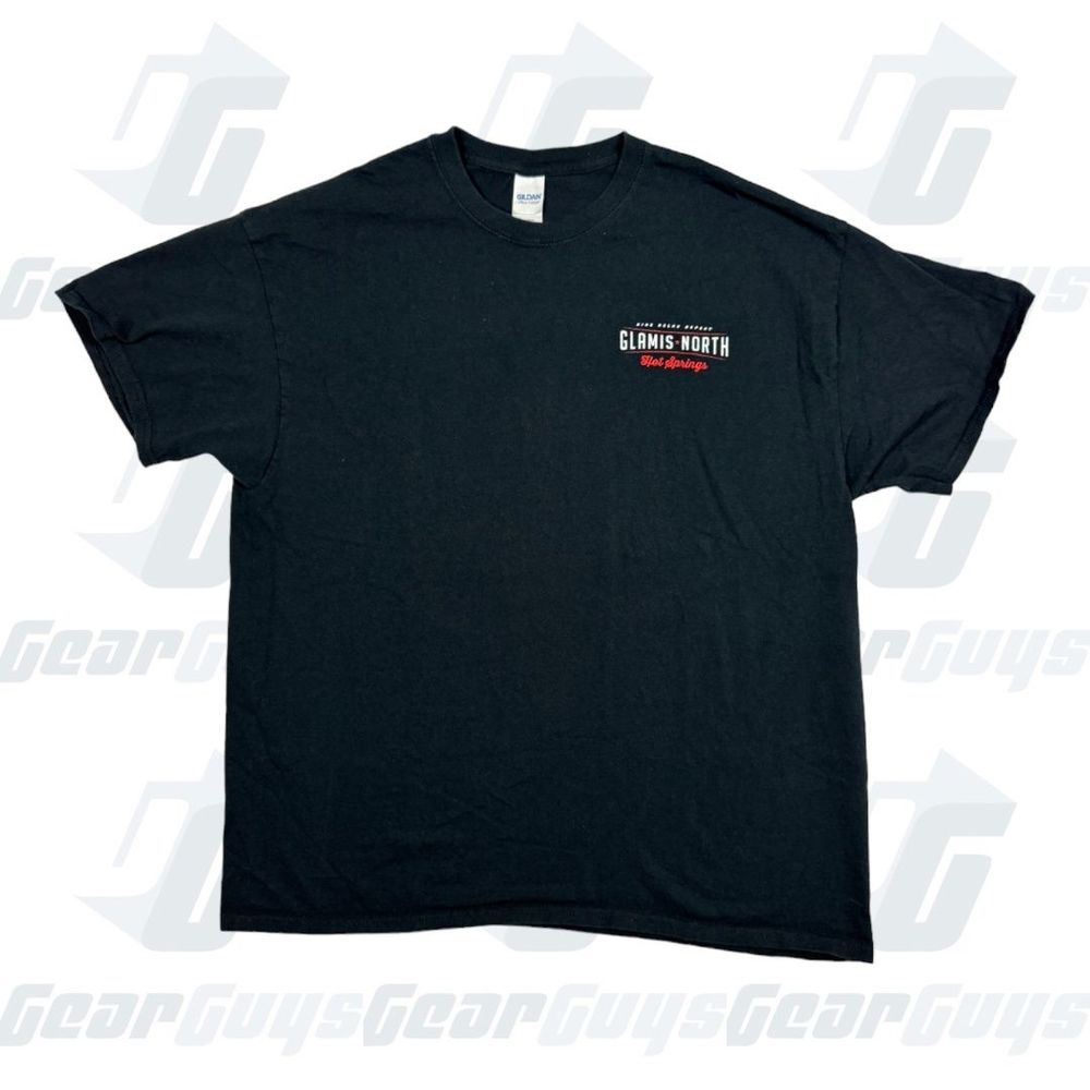 Glamis North Black Short Sleeve Crew Neck Graphic T-Shirt Size Extra Large